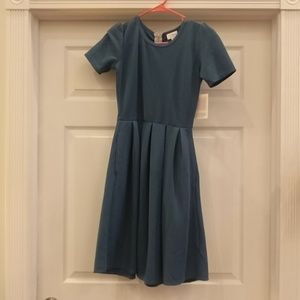 Lularoe XS Solid Teal Amelia